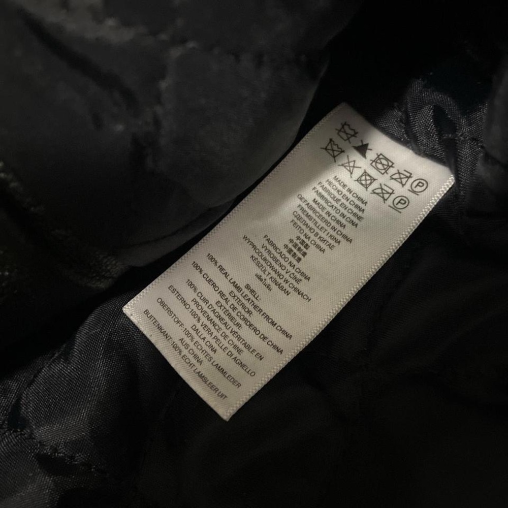 Michael Kors real lamb leather moto jacket - Picture 6 of 7